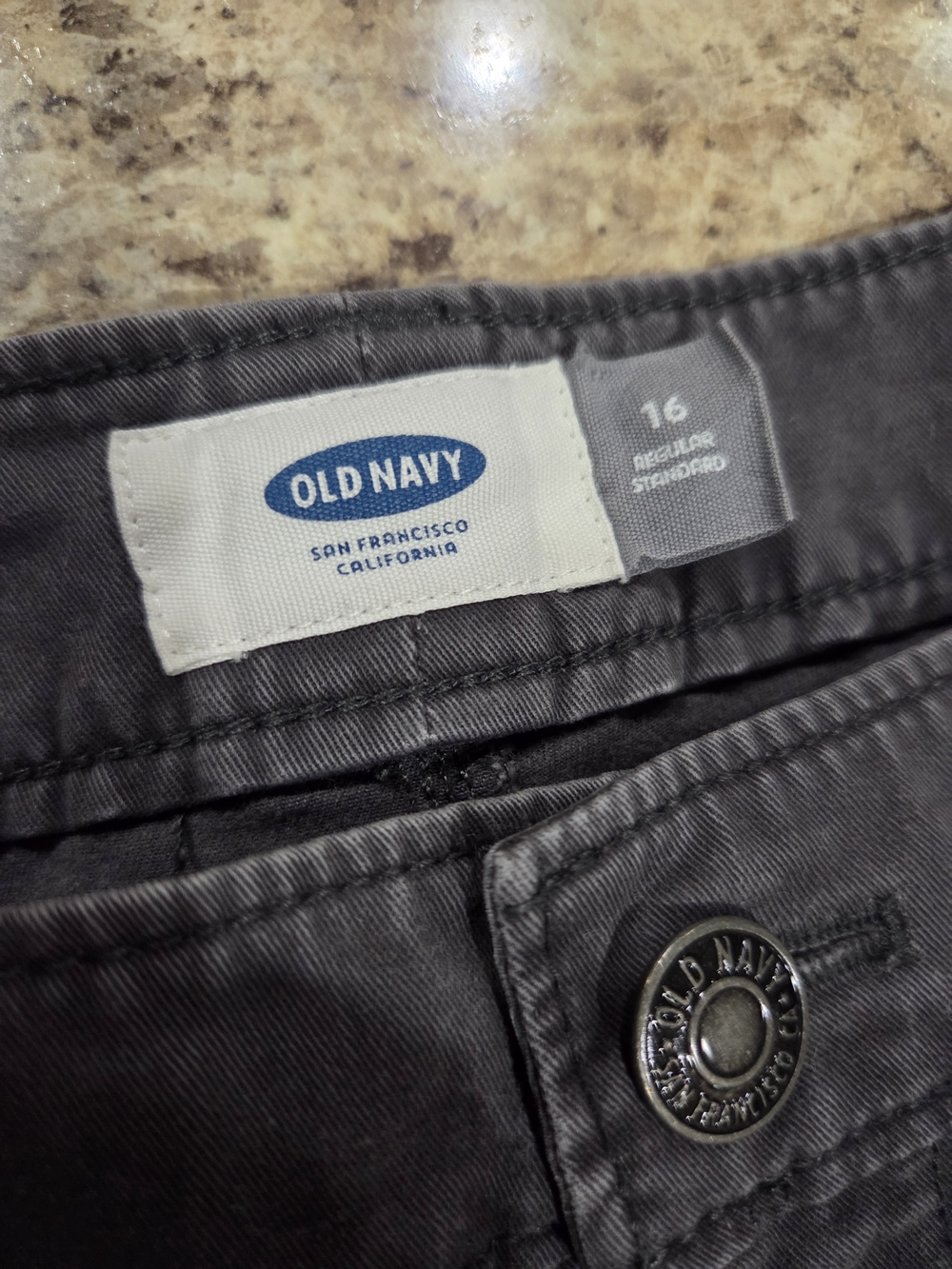 Old Navy Women's Dark Gray Cargo Shorts